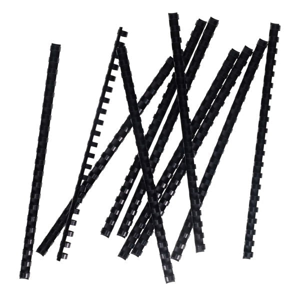 Concept A4 Box of 100 12mm Black Binding Comb - ABC School Supplies