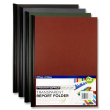 Concept A4 Clear View Presentation Report Binder 4 Asst. - ABC School Supplies