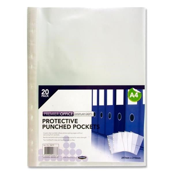 Concept A4 Polypockets Pack Of 20 - ABC School Supplies