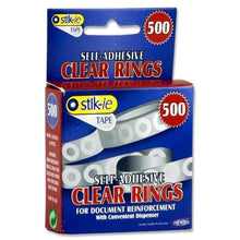 **Concept Box 500 Clear Reinforcement Rings - ABC School Supplies