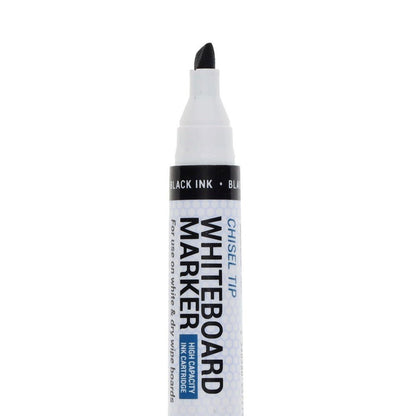Concept Chisel Tip Whiteboard Marker Pack of 12 – Black - ABC School Supplies