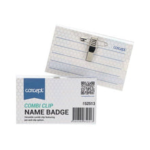 Concept Combi Clip Name Badge - ABC School Supplies