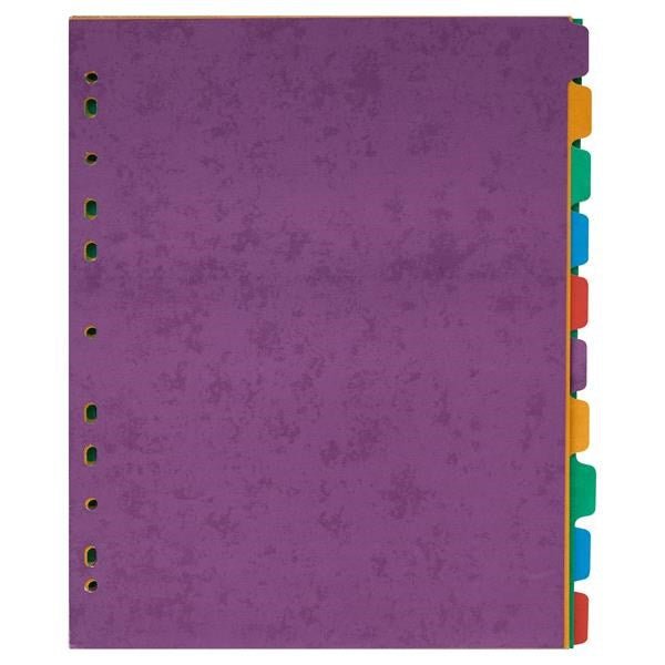 Concept Extra Wide 230Gsm Subject Dividers - 10 Part - ABC School Supplies