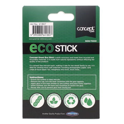 Concept Green Eco Glue Stick 2 X 36G - ABC School Supplies