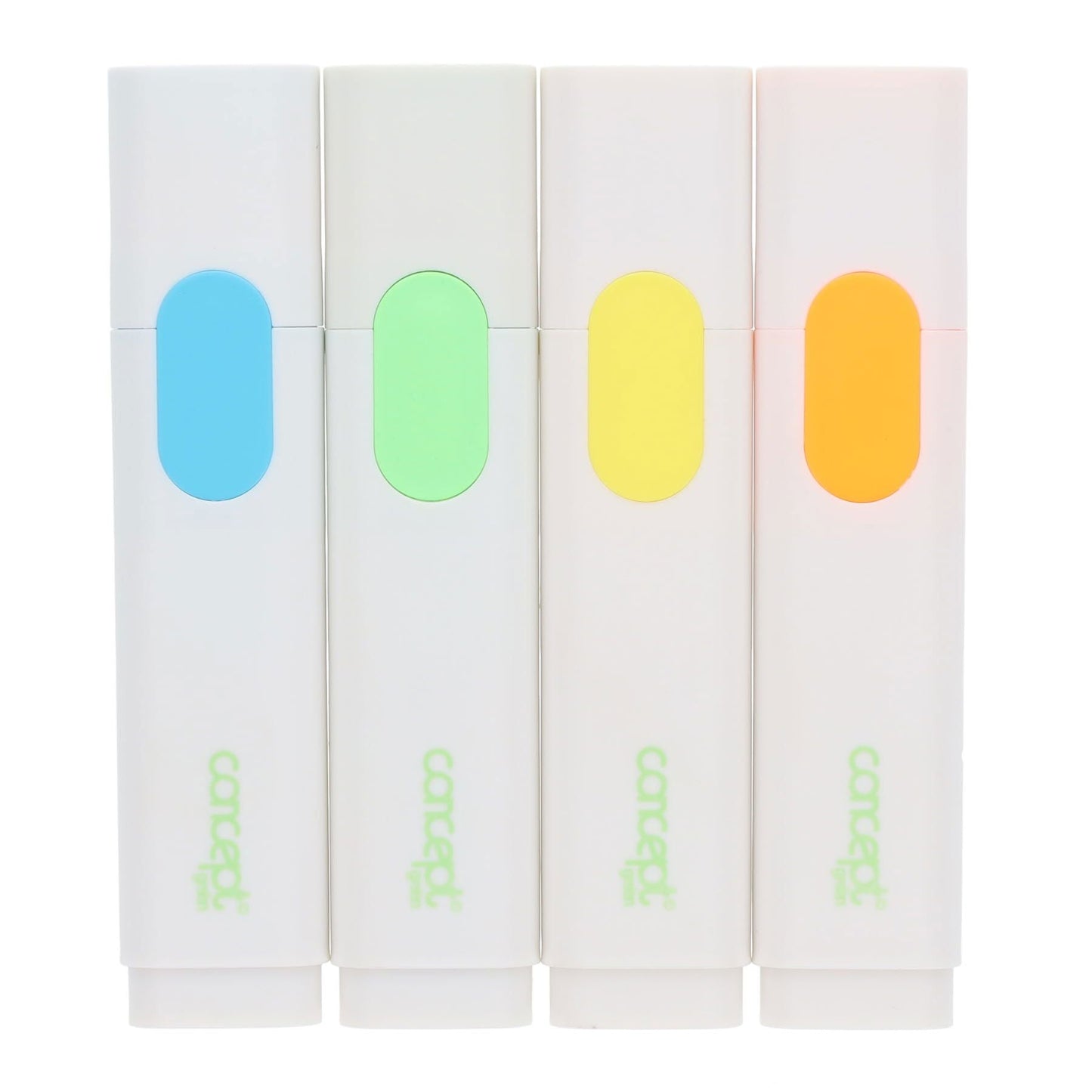 Concept Green Highlighters Pack of 4 - ABC School Supplies