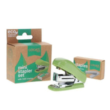 Concept Green Mini Stapler Set With 1000 X 26/6 Staples - ABC School Supplies