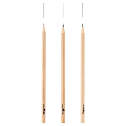 Concept Green Pkt.3 Hb Pencil With Eraser Ruler & Sharpener - ABC School Supplies