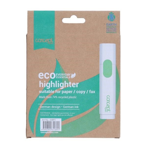 Concept Green Pkt.4 Highlighters - ABC School Supplies