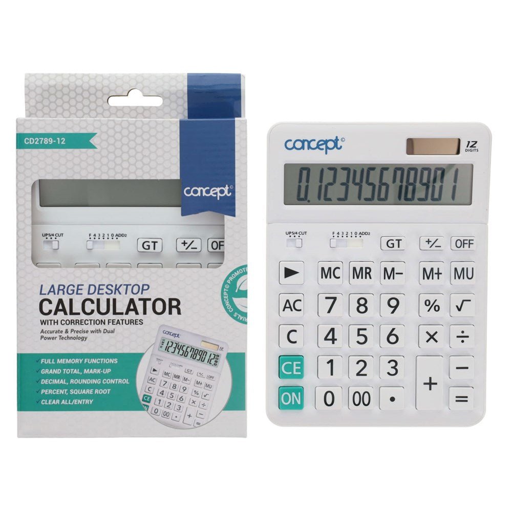 Concept Large Teacher's Calculator - ABC School Supplies