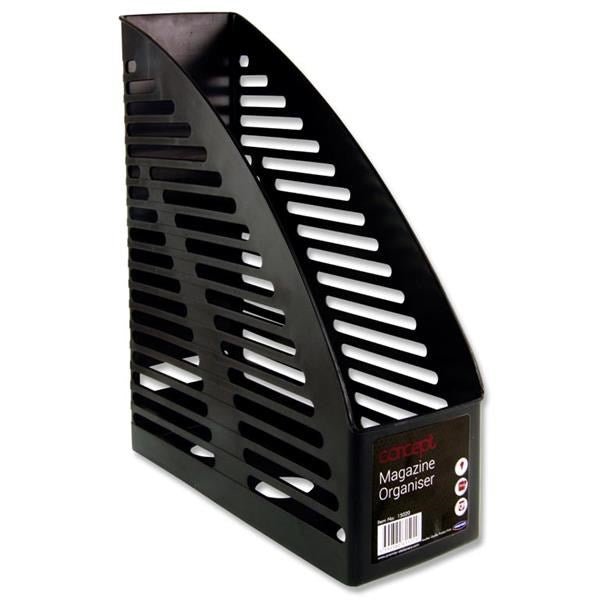 Concept Magazine Organiser - Black - ABC School Supplies