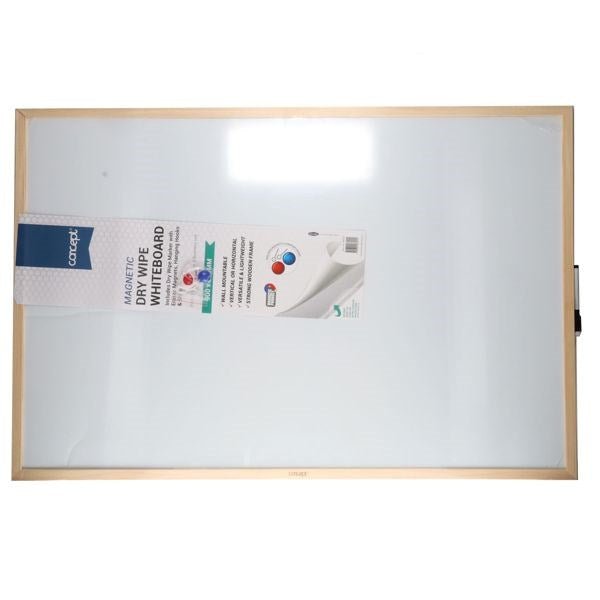 Concept Magnetic Whiteboard 90X60cm - ABC School Supplies