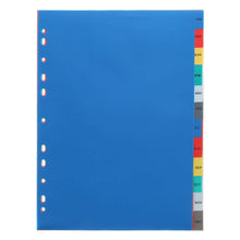 Concept Monthly Subject Dividers - 12 Part - ABC School Supplies