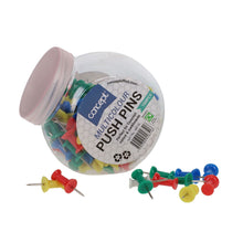 Concept Multicolour Push Pins Tub of 150 - ABC School Supplies