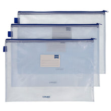 Concept Pack of 3 B4 Mesh Storage Wallets - ABC School Supplies
