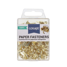 Concept Paper Fasteners 19mm - Pack of 100 - ABC School Supplies