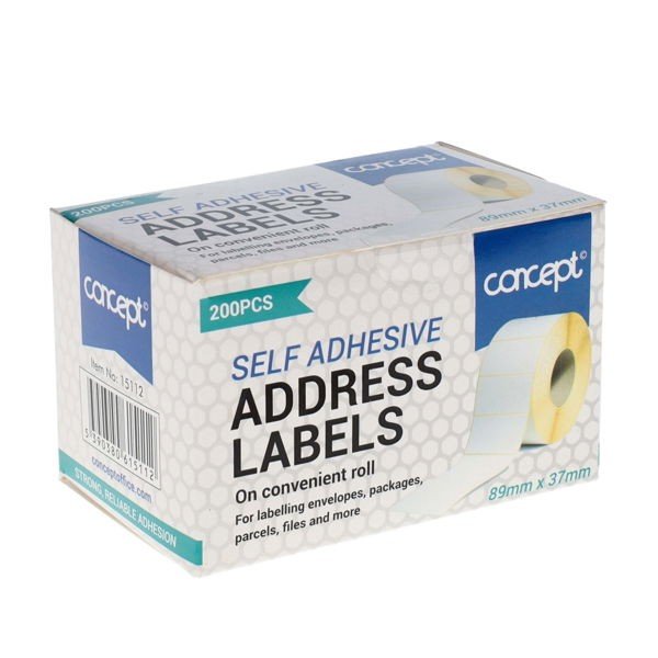 Concept Self Adhesive Address Labels Pack Of 200 - ABC School Supplies