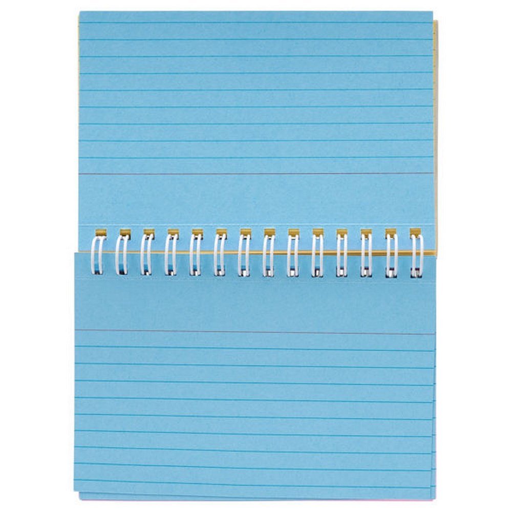 Concept Spiral Ruled Index Colour Cards Pack Of 50 - ABC School Supplies