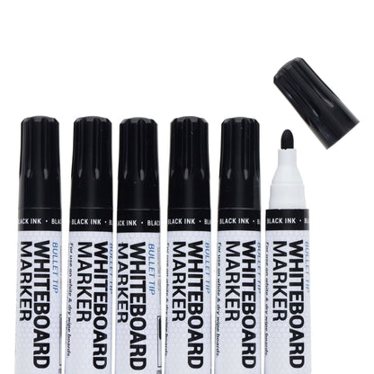 Concept Teacher Whiteboard Markers (Black) Bullet Tip Box of 48 - ABC School Supplies