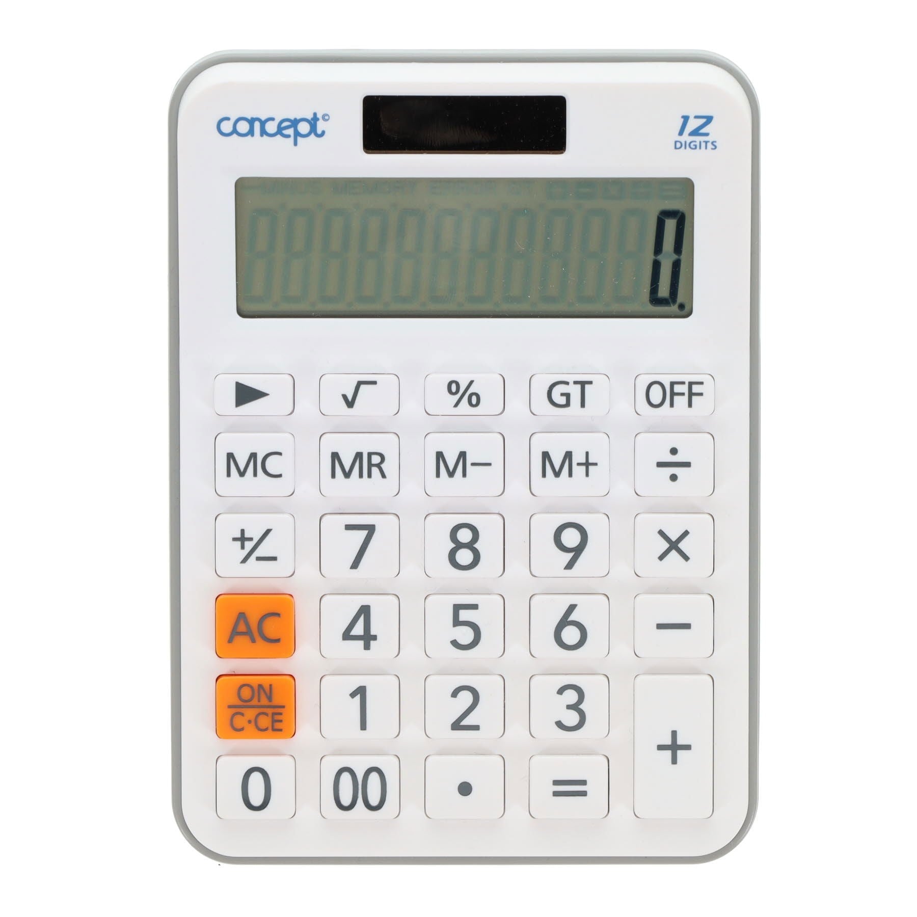 Concept Teachers Desktop Dual Powered 12 Digit Calculator - ABC School Supplies