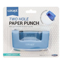 Concept Twin Hole Metal Paper Punch - ABC School Supplies