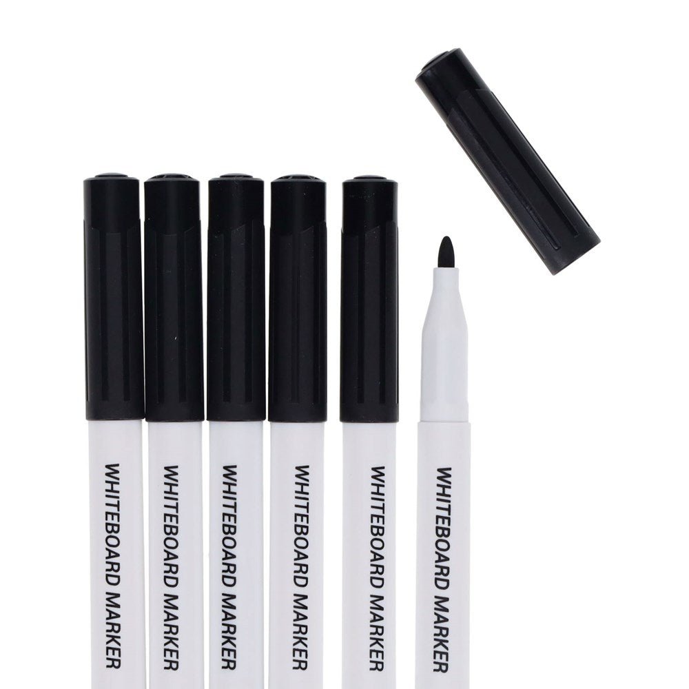 Concept Whiteboard Markers Black, Bullet Tip - Pack of 100 - ABC School Supplies