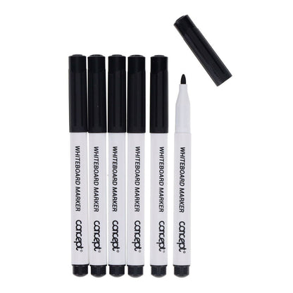 Concept Whiteboard Markers Black, Bullet Tip - Pack of 100 - ABC School Supplies