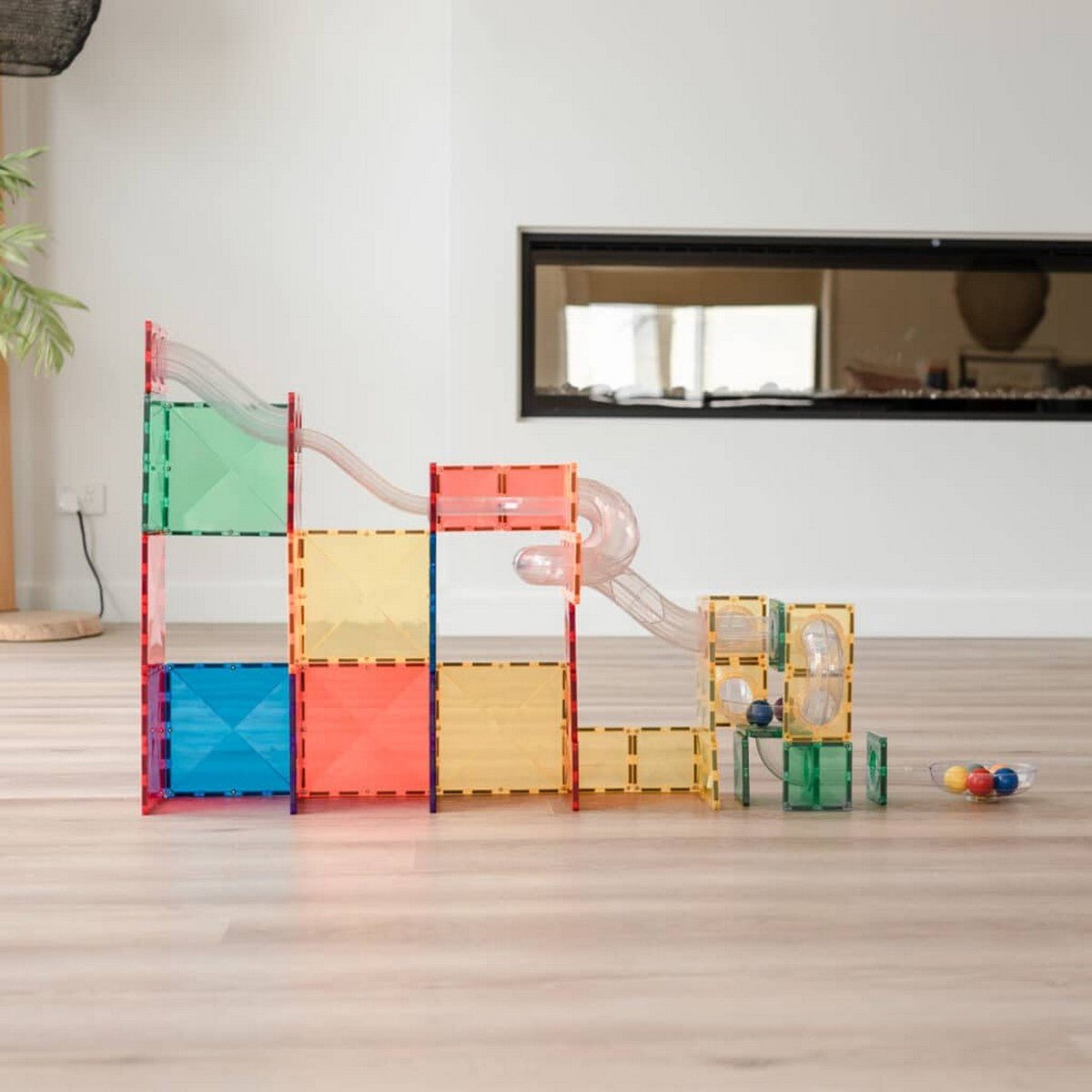 Connetix Rainbow Ball Run Expansion Pack of 66pcs - ABC School Supplies