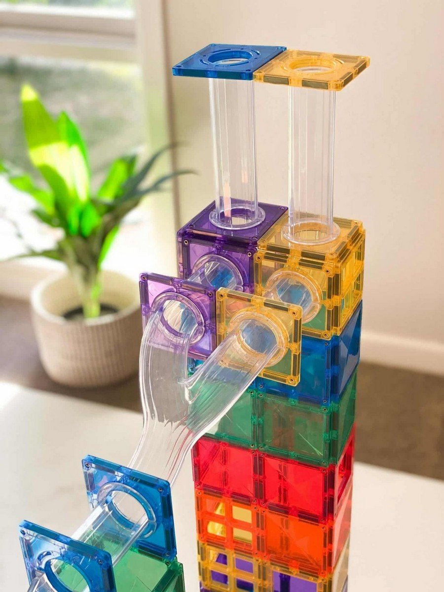 Connetix Rainbow Ball Run Pack of 92 pcs - ABC School Supplies