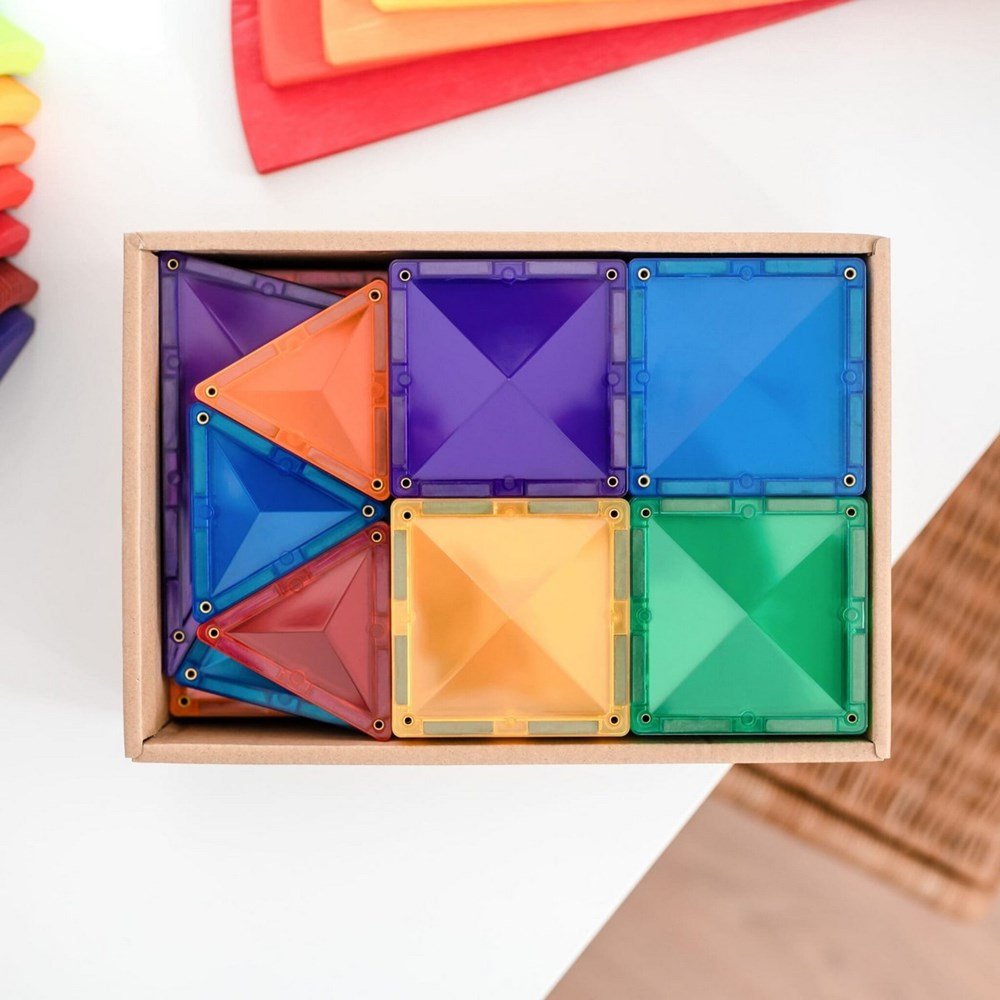 Connetix Rainbow Starter Pack of 60pcs - ABC School Supplies