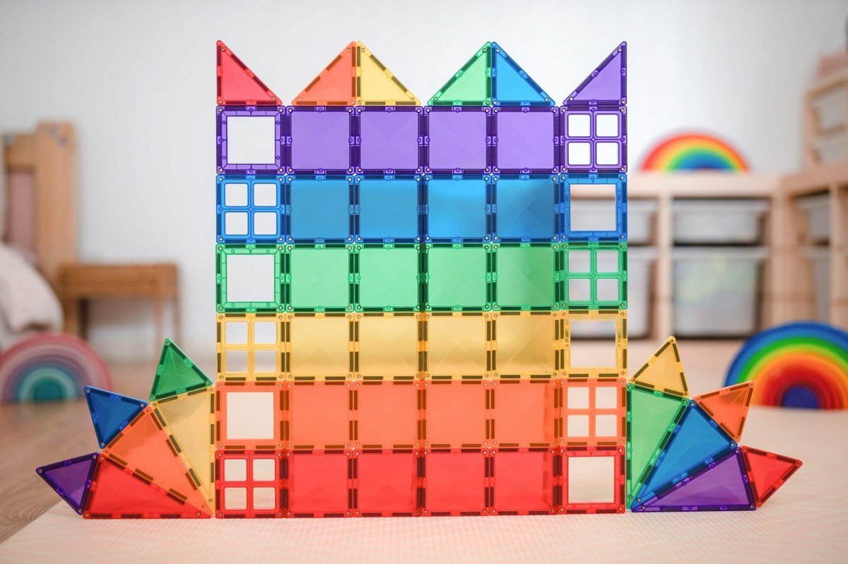 Connetix Rainbow Starter Pack of 60pcs - ABC School Supplies