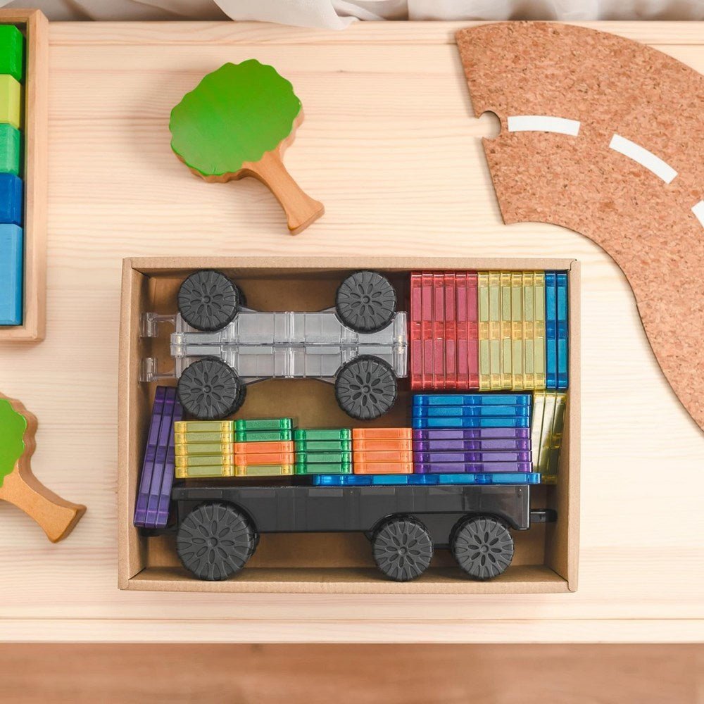 Connetix Rainbow Transport Pack of 50pcs - ABC School Supplies