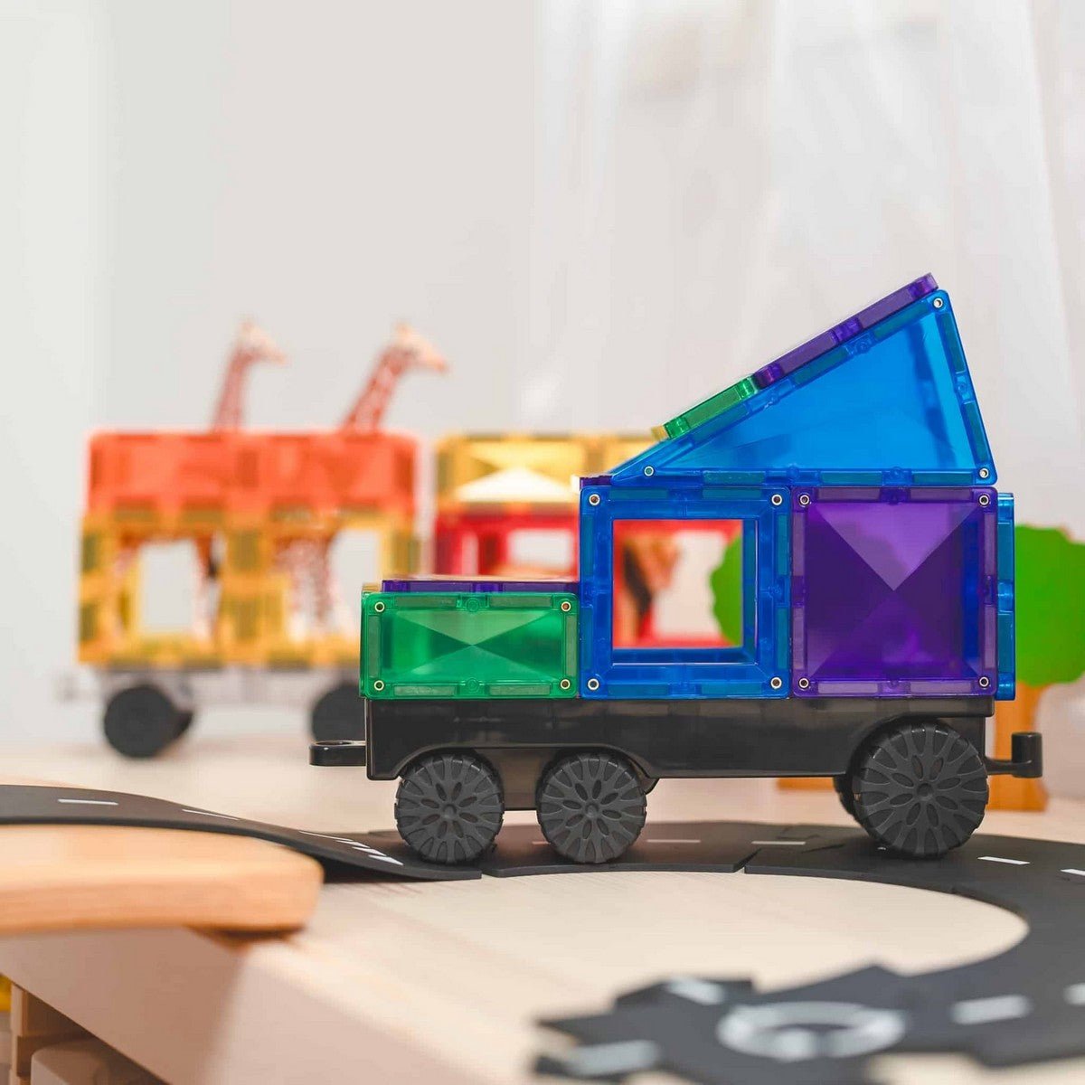 Connetix Rainbow Transport Pack of 50pcs - ABC School Supplies