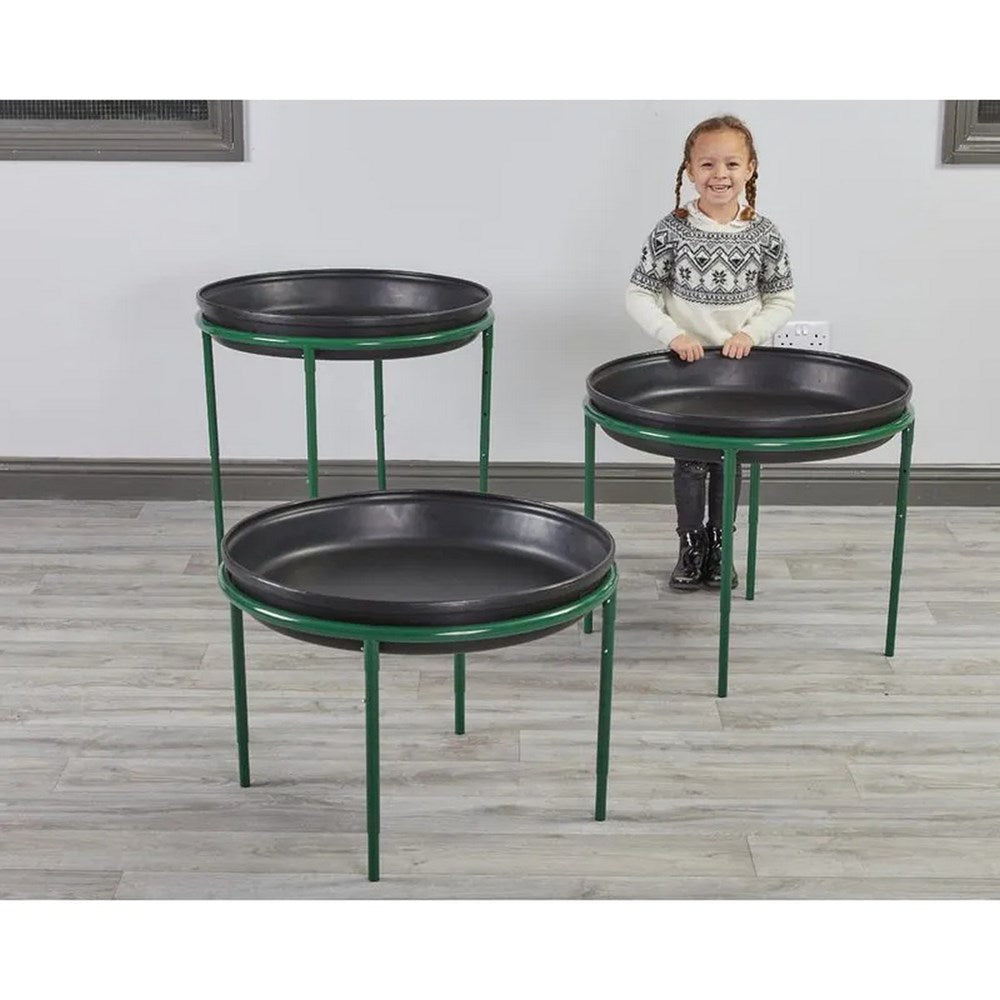 Cosy Adjustable Height Metal Deep Spot Tray Stands Set Of 3 - ABC School Supplies