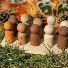 Cosy Multicultural Wooden Peg People Pack Of 10 - ABC School Supplies