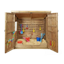 Cosy Wooden Sheltered Sandpit - ABC School Supplies