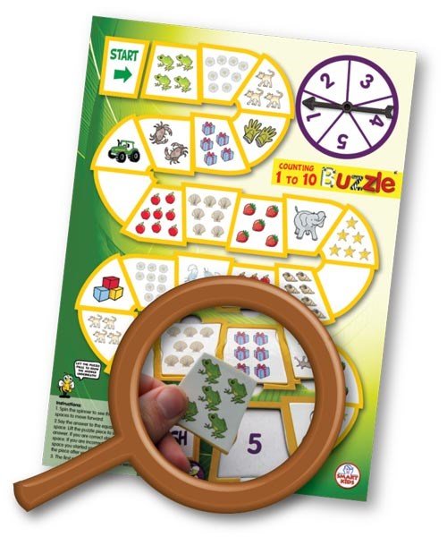 **Counting Buzzle - ABC School Supplies