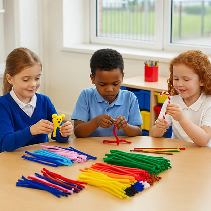 Craft Classmates Pipe Cleaners 300mm Pack of 1000 - ABC School Supplies