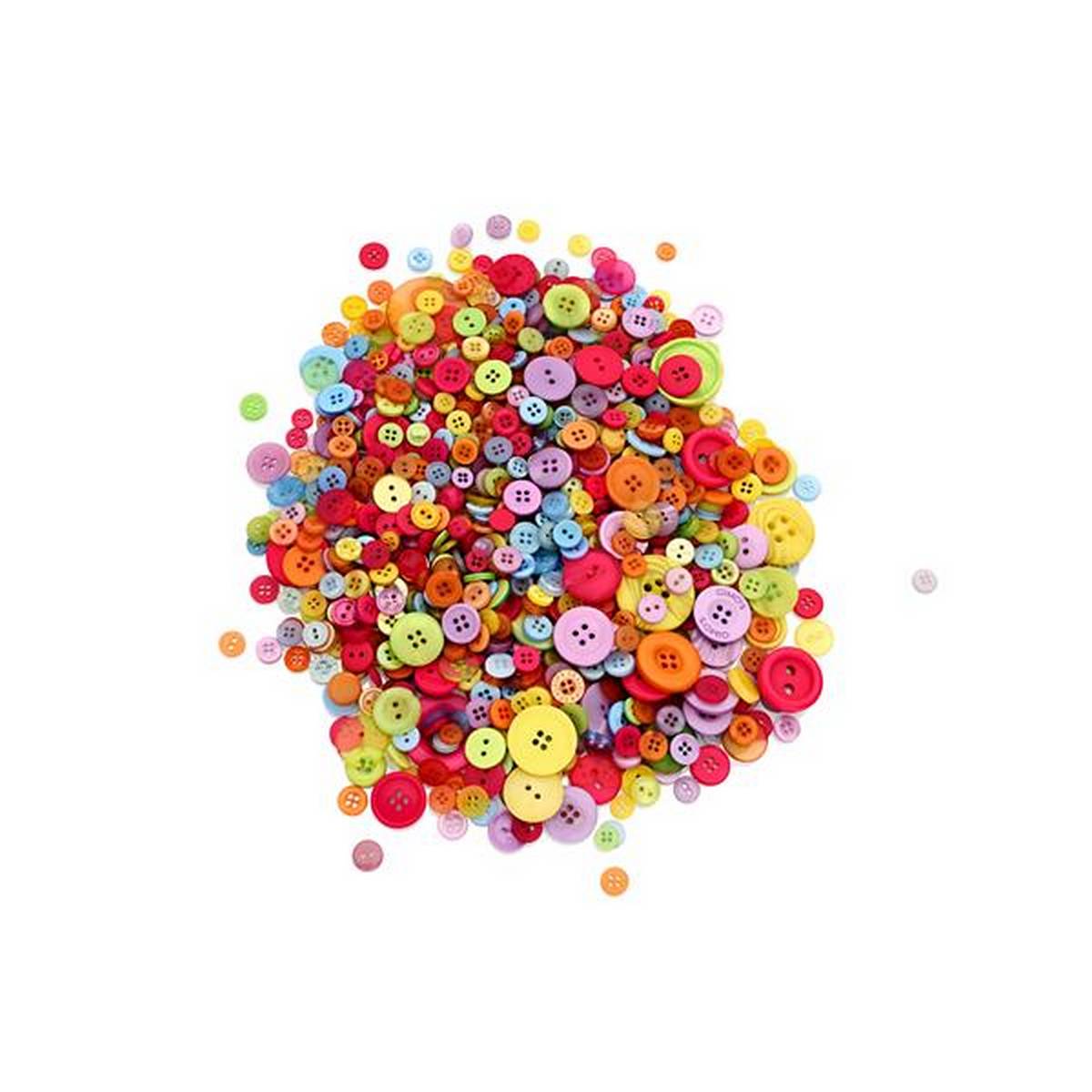 Crafty Bitz Assorted Craft Buttons 300 Grams - ABC School Supplies