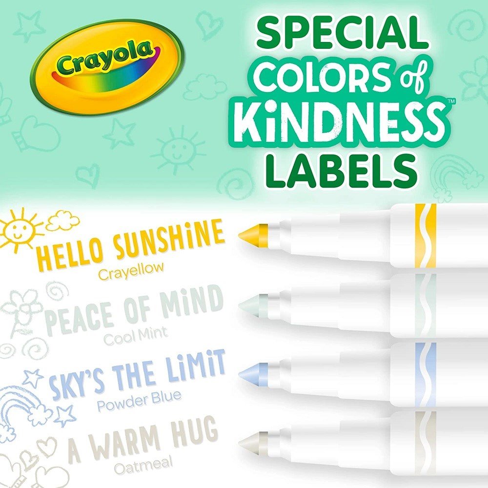 Crayola Colours of Kindness Washable Markers Pack of 10 - ABC School Supplies