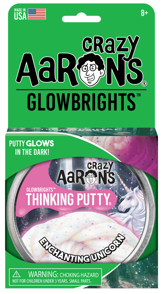 **Crazy Aarons Glowbright Enchanting Unicorn Thinking Putty - ABC School Supplies