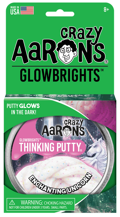 **Crazy Aarons Glowbright Enchanting Unicorn Thinking Putty - ABC School Supplies