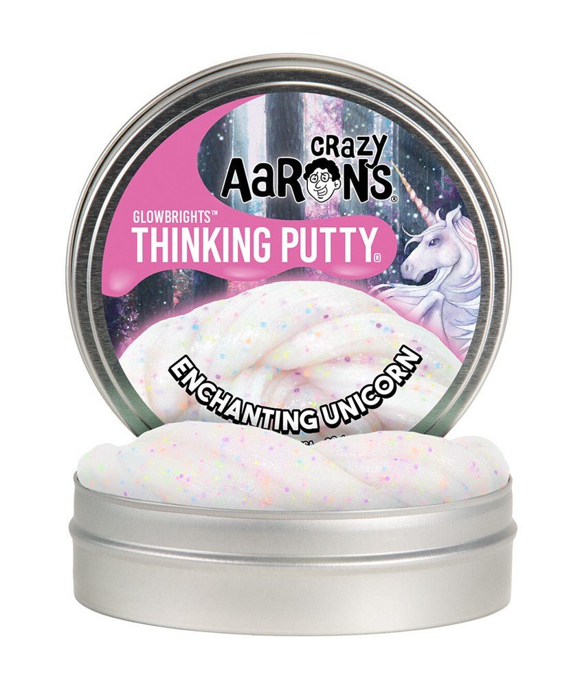 **Crazy Aarons Glowbright Enchanting Unicorn Thinking Putty - ABC School Supplies
