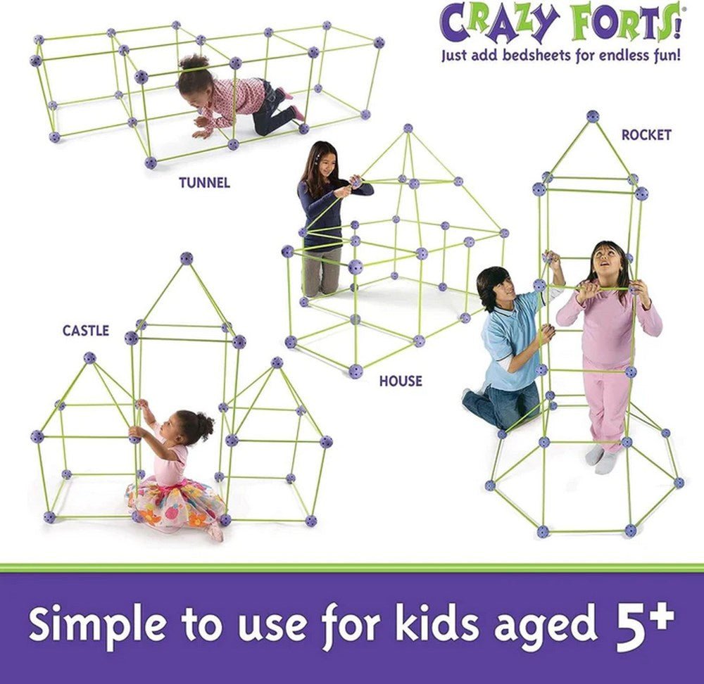 **Crazy Forts Glow In The Dark - ABC School Supplies