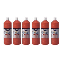 Creall 1 Litre X 6 Bottle Poster Paint - Orange - ABC School Supplies