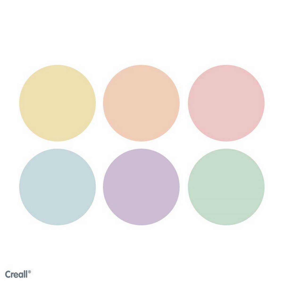 Creall 500Ml 6 X Bottles Poster Paint Pastel Colours - ABC School Supplies