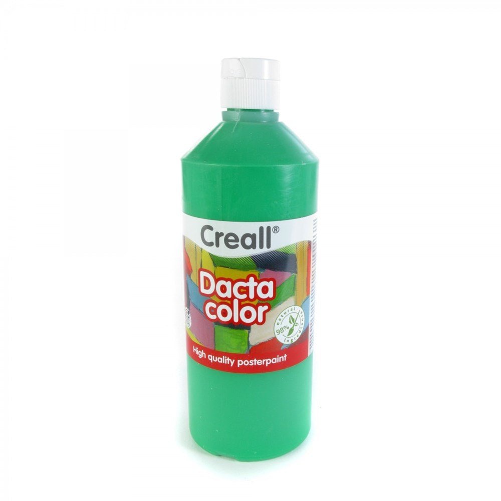 Creall 500Ml Bottle Poster Paint - Mid Green - ABC School Supplies