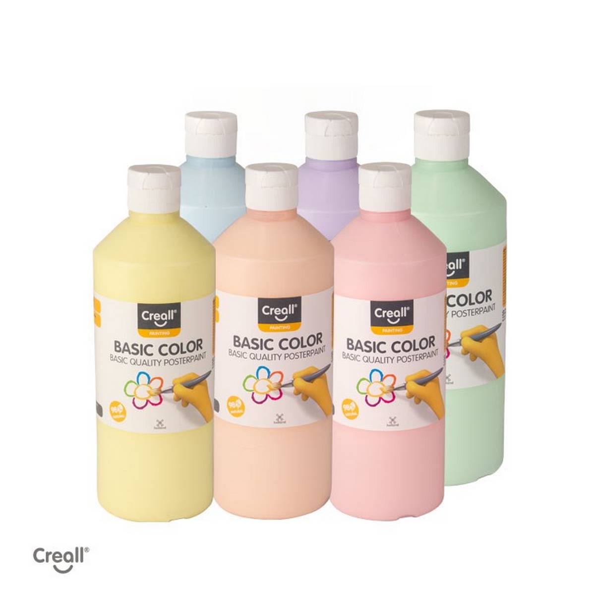 Creall 500Ml Bottle Poster Paint Pastel Violet - ABC School Supplies