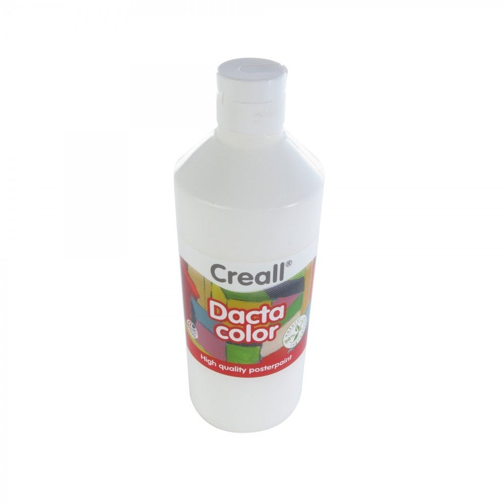Creall 500Ml Bottle Poster Paint - White - ABC School Supplies
