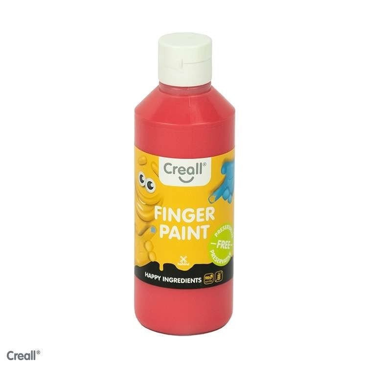 Creall Fingerpaint 250Ml Red - ABC School Supplies