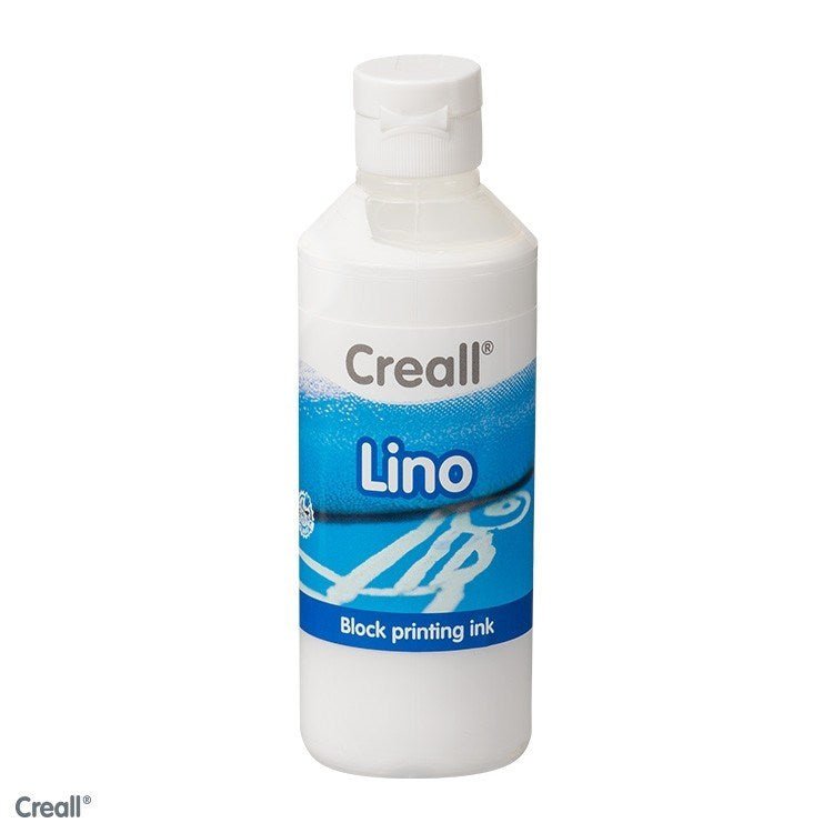 Creall Lino Block Printing Ink 250Ml - White - ABC School Supplies